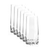 6Pc Krosno Highball Glasses 480ml Clear Dishwasher Safe Gift Boxed Poland