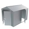 Build-a-Shed 2.3 x 3.0 x 2.3m Gable Single Hinged Side Door Shed - Zinc