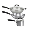 Meyer Centennial Stainless Steel Induction 3 Piece Cookware Set