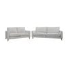Alexa 3 + 2 Seater Set Fabric Sofa Glacier Light Grey