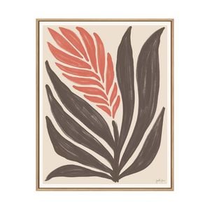 Artey | Simple Flowers II - Framed Canvas - Natural Frame - 40 x 50cm