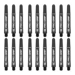 6x 3pc Target Pro Grip Nylon Shaft Accessory Short - Black