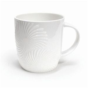 Bianco Floral Textured Mug 350ml Alex Liddy