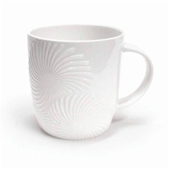 Bianco Floral Textured Mug 350ml Alex Liddy