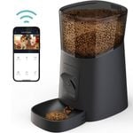 Advwin 6L Automatic Pet Feeder 1080P HD Camera WiFi Black