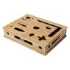 Pawz Cat Nail File Scratcher Large Solid Wood with Toy Balls for Indoor Cats