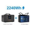 Voltx 2400w Power Station + 12v 95ah Deep Cycle Battery Bundle – Off-grid & Home Backup Power Kit