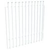 ProtectorAl 1201-1500W x 1500H Pearl White Aluminium Batten Garden Gate