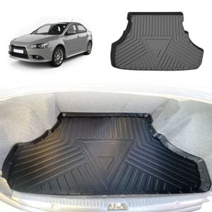 AUSGO Boot Liner for Mitsubishi Lancer Sedan 2007-2017 Cargo Trunk Mat Boot Mat