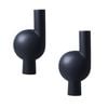SOGA 2X 19x37cm Large Abstract Vase Set