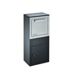 Sandleford Black Wall Mount Parcel Box