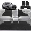 6D Diamond Car Floor Mats for Genesis GV70 2022-Current-Full Set-Black-Outback GT