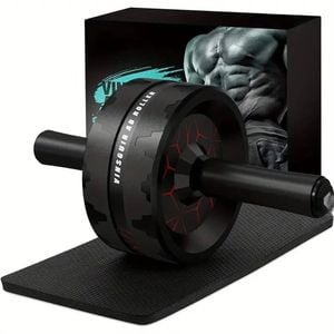 Core Abdominal Wheel Roller With Knee Pad