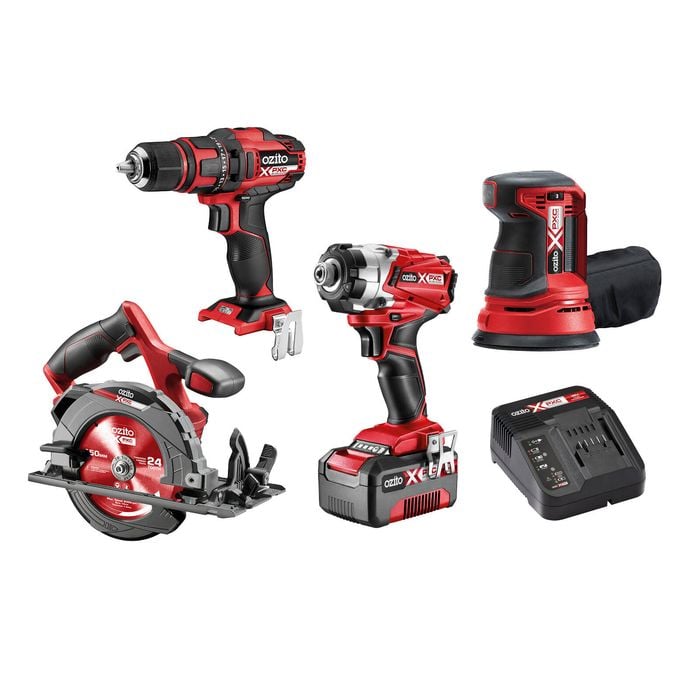 Ozito PXC 18V 4 Piece Kit P4K-400