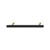 Hafele 218 x 37mm Black Ash Cabinet Handle