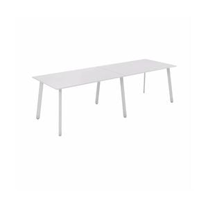 Olg Flare Bar Leaner 4 Leg White Frame White Top L1800mm X W1200mm