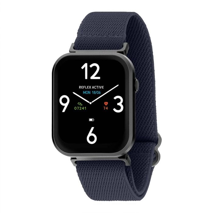 Reflex Active SERIES 37 Smart Watch w/ Adjustable Silicone Straps - Blue