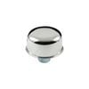 Chrome Flat Top Push-In Oil Breather Cap