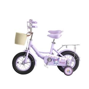TOPONE Kuromi 20-Inch Princess Bicycle Adjustable Height Kids Bike for Girls Aged 8 12 Years, Pink