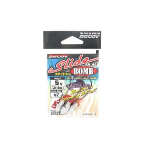 Decoy SV45 Slide Bomb Fishing Jighead 2 5.0g