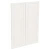 Kaboodle 900mm Gloss White Heritage Medium Pantry Doors - 2 Pack
