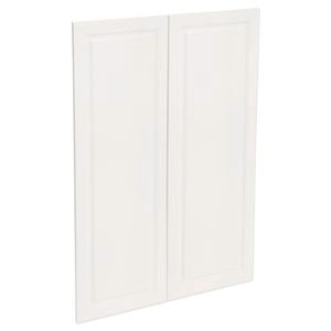Kaboodle 900mm Gloss White Heritage Medium Pantry Doors - 2 Pack