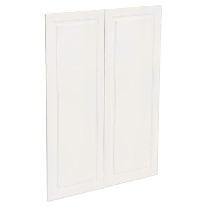 Kaboodle 900mm Gloss White Heritage Medium Pantry Doors - 2 Pack
