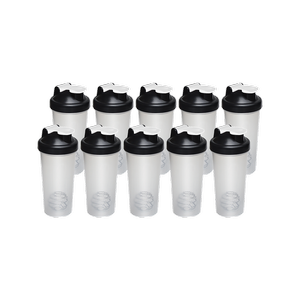 10 x 700ml Gym Protein Supplement Drink Shaker Bottle