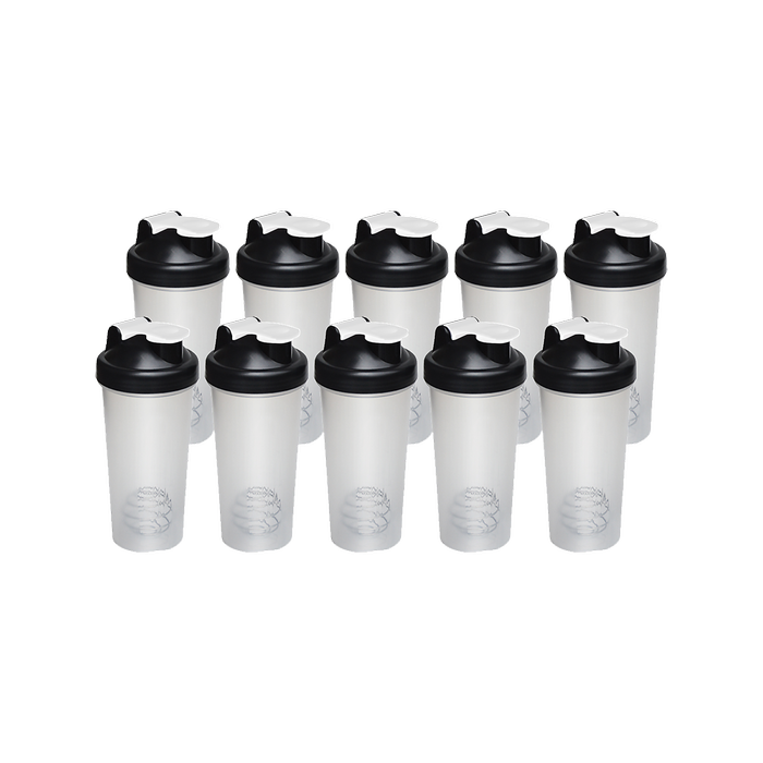 10 x 700ml Gym Protein Supplement Drink Shaker Bottle