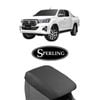For Toyota Hilux Sx, Sr, Rogue, Rugged 2015-on Canvas Console Lid Cover Armrest Cover Charcoal
