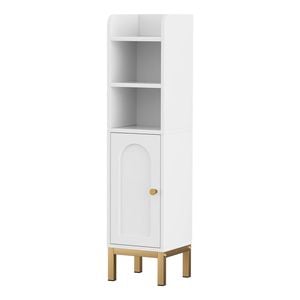 Artiss 2x Bathroom Storage Cabinet Floor Organizer Toilet Corner Shelf