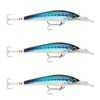 3x Rapala 16cm X Rap Magnum Xtreme Shallow Dive Troll Fish Lures -HD BL Sardine