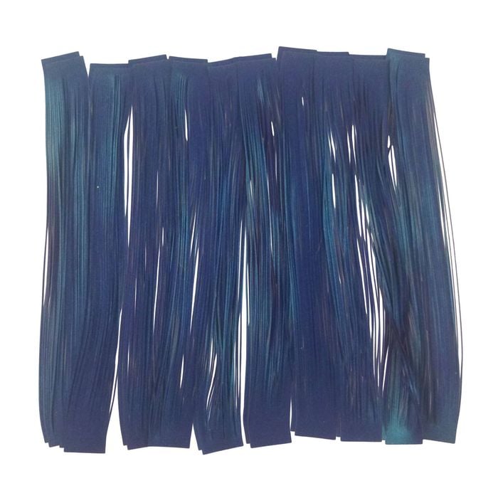 Artizan 22 Strand Silicon Skirting, Metallic Blue, Qty 20