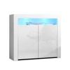 Artiss Buffet Sideboard Led - Arno White