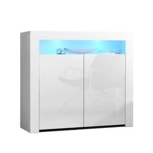 Artiss Buffet Sideboard Led - Arno White