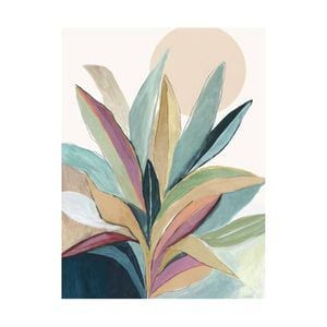 Artey | Sunny Bright Leaves I - Stretched Canvas - Stretched Canvas - 90 x 120cm