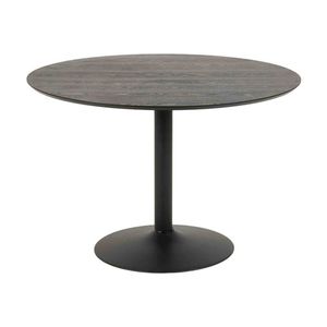 Modern Furniture TITAN Round Dining Table 110cm - Black