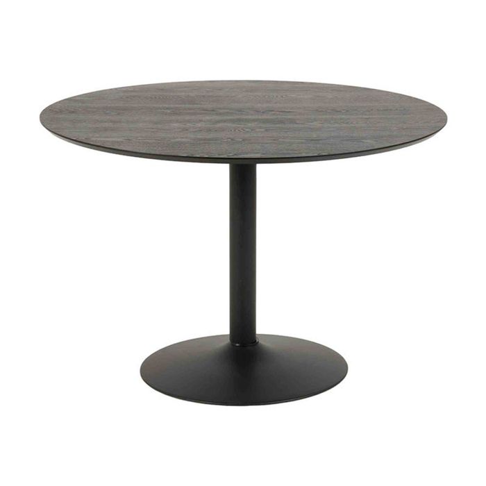 Modern Furniture TITAN Round Dining Table 110cm - Black