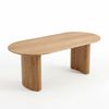 Elbasan 220cm Dining Table Natural