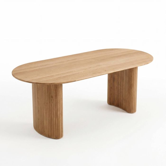 Elbasan 220cm Dining Table Natural