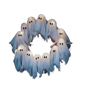 Lifebay Halloween Ghost Garland Fabric Party Decoration