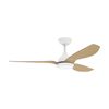 Fanforce Revo Smart DC Ceiling Fan Remote Control 52" ABS Blades White/Oak