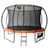 All 4 Kids 12 Ft Jump Zone Spring Trampoline With Basketball Board