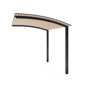 Exterior Life 6.0m Miami Curved Monument/Beach Oak