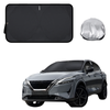Front Windscreen Sun Shade for Nissan QASHQAI 2022 - Current (J12) - Standard 150 x 85 cm - Black