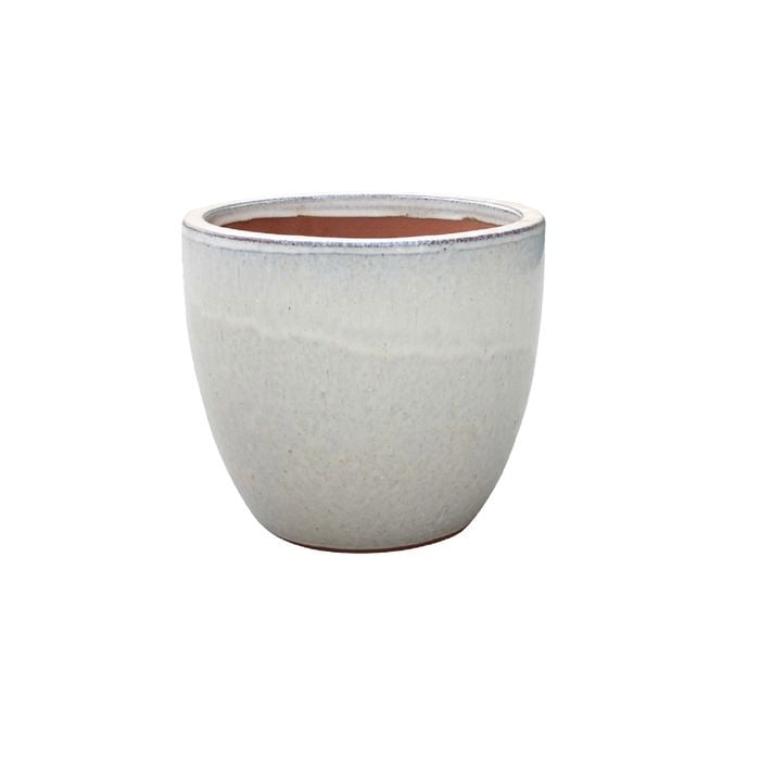 Northcote Pottery 23cm Cream Small Primo Mod Egg Garden Pot