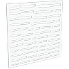 ProtectorAl 300-1200 x 300-1200mm Pearl White Slate Unframed Solid Aluminium Decorative Panel