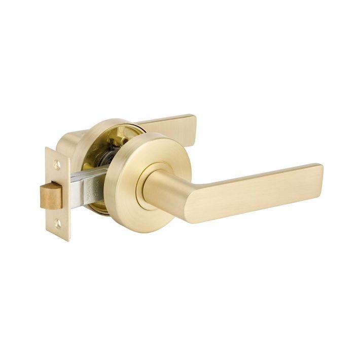 Zanda 165mm Satin Brass Kent Passage Set