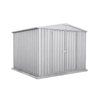 Absco Sheds 3.0 x 2.92 x 2.3m Zincalume Highlander Double Door Garden Shed