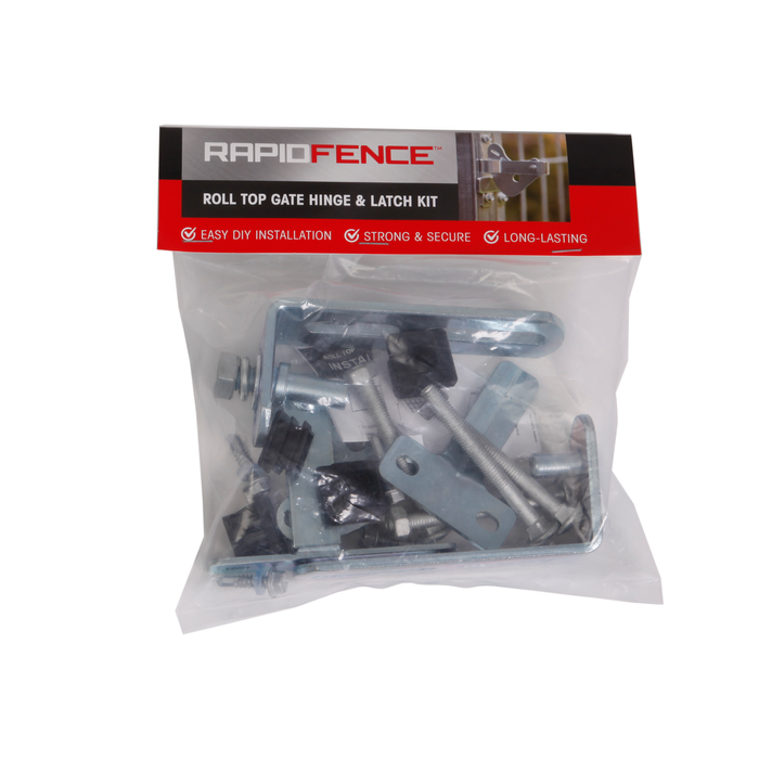 RapidFence Roll Top Gate Hinge and Latch Kit